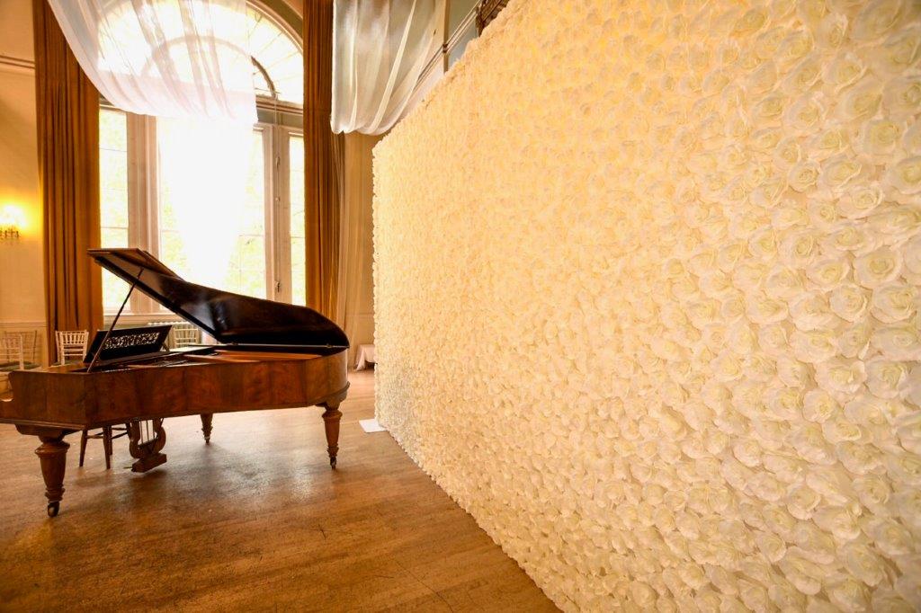 Flower wall hire